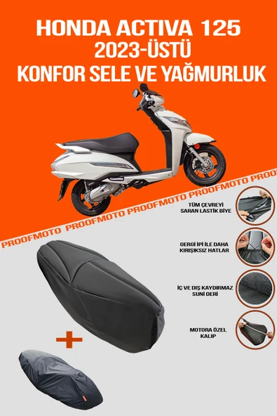 HONDA Activa (2023 & ÜSTÜ) Konfor Sele Ve Yağmurluk Kılıf ürün görseli 1