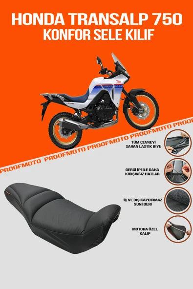 HONDA TRANSALP 750, XL750 TRANSALP Konfor Sele Kılıf ürün görseli 1