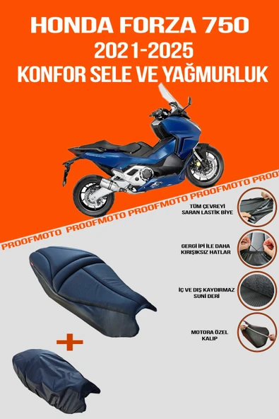 HONDA FORZA 750 (2021 - 2026) Konfor Sele Ve Yağmurluk Kılıf ürün görseli 1
