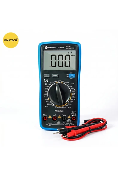 Sunshine DT-890N True RMS Akıllı Dijital Multimetre Isı Ölçerli Yanmaz Avometre ürün görseli 1