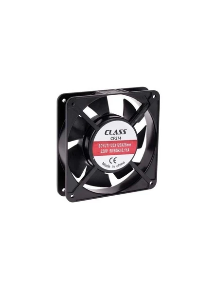 Kuluçka Makinesi Fan 220 V Metal Fan 12 x 12 x 3.8 cm ürün görseli 1