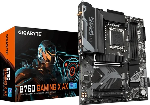 Gigabyte B760 Gaming X AX WiFi 6E DDR5 LGA1700 ATX Gaming Anakart - Outlet ürün görseli 1