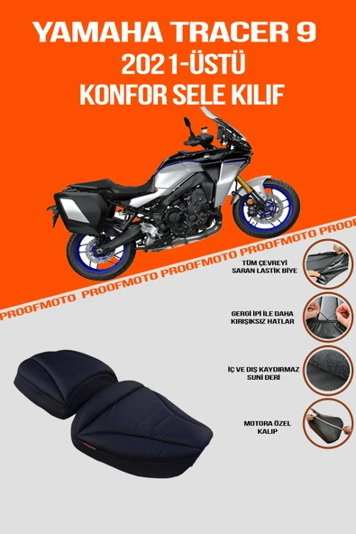 YAMAHA TRACER 9 (2021 - ÜSTÜ) Konfor Sele Kılıf ürün görseli 1