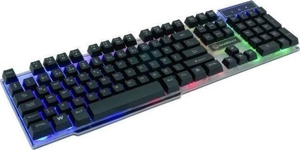 Frisby FK-G508QU Işıklı Klavye USB Siyah Tuş ürün görseli 1