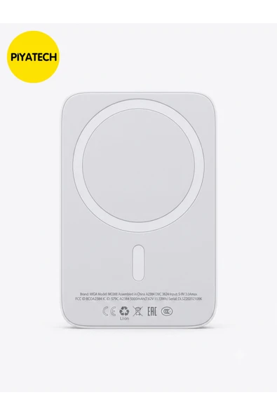 5000 mAh MagSafe Uyumlu Kablosuz Taşınabilir Hızlı Şarj Cihazı Powerbank ürün görseli 1