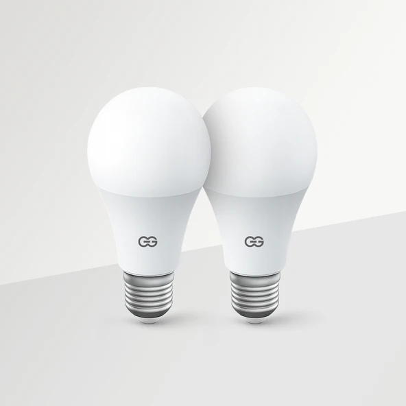 Günsan 2'li LED Ampul 15W Beyaz Işık E27 (6500K 1470 Lümen 2 Adet) ürün görseli 1
