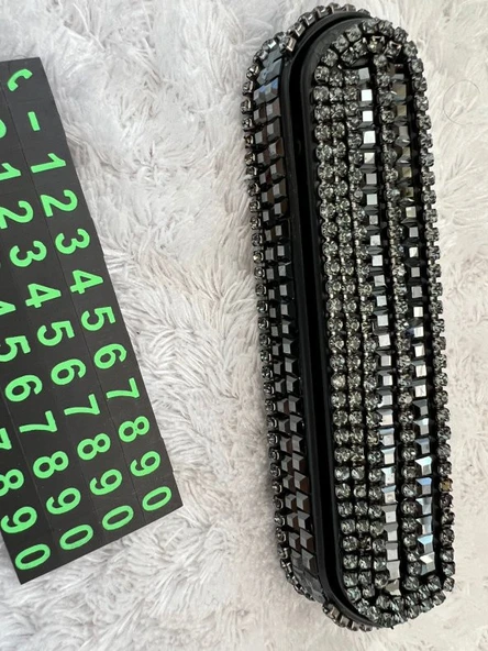 Swarovski Kaplı Araç Içi Numaratör - Resim 2