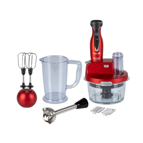 Tefal Powelix Activflow Expert Cam Hazneli 1500 W Blender Seti - Kırmızı ürün görseli 1