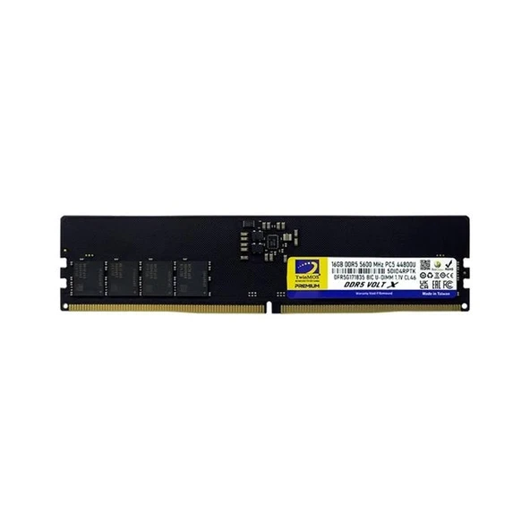 Twinmos 16 GB 5600 MHz CL46 TMD516GB5600U46WO DDR5 Ram ürün görseli 1