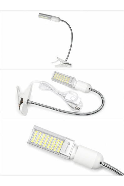 kıskaçlı LED Lamba SS-803 35 ledli çok fonksiyonel ürün görseli 1
