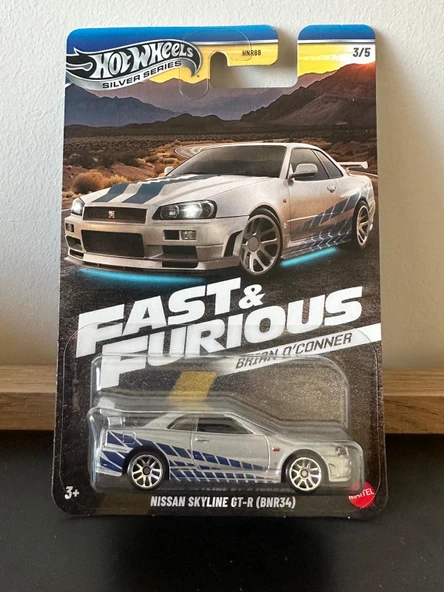 Hot Wheels Nissan Skyline GT-R BNR34 ürün görseli 1