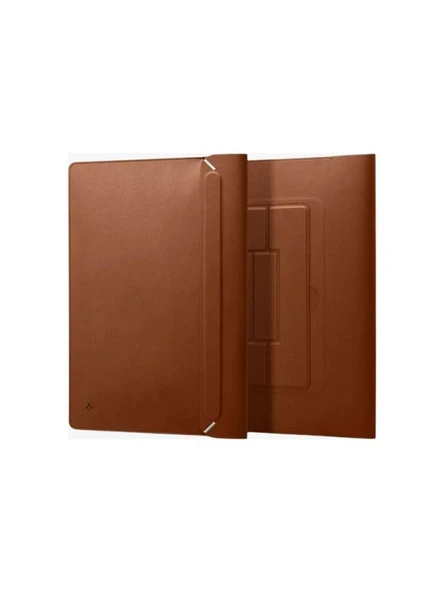 Spigen Valentinus Sleeve 15-16 İnç Laptop Çantası Classic Brown Kılıf ürün görseli 1
