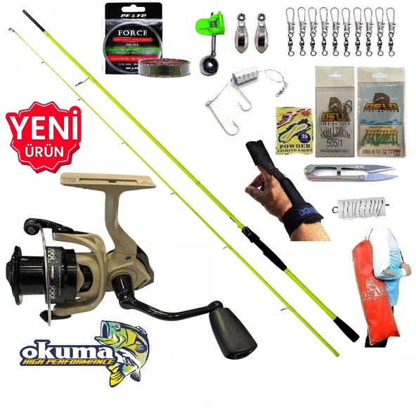 Okuma Outrax 4000 270cm 5-55gr Karbon High Tech Kıyı Olta Takımı Seti ürün görseli 1