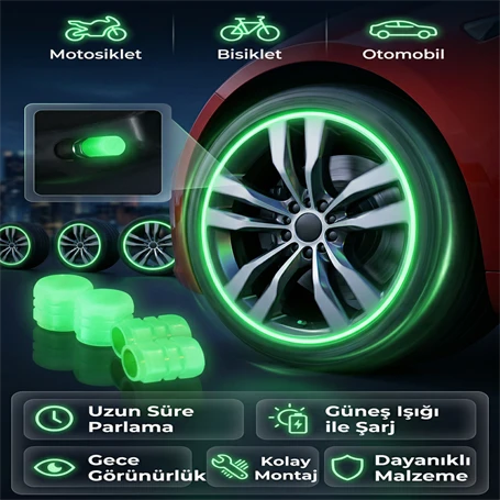 FOSFORLU GECE PARLAYAN SİBOP KAPAĞI ürün görseli 1