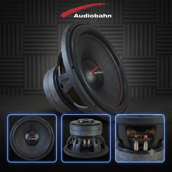 Audiobahn 38cm 15" 1000W RMS Premium Subwoofer – Yüksek Güçlü Bass Hoparlör ürün görseli 1