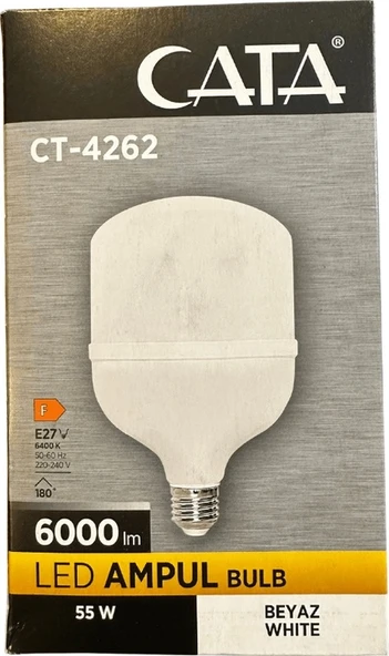 Cata Ct-4262 55w 6400k Beyaz Işık E27 Duylu Led Torch Ampul 4 Adet ürün görseli 1