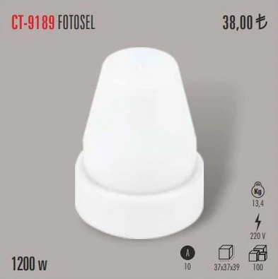 Cata Ct-9189 Fotosel 1200 Watt N11.33167 ürün görseli 1