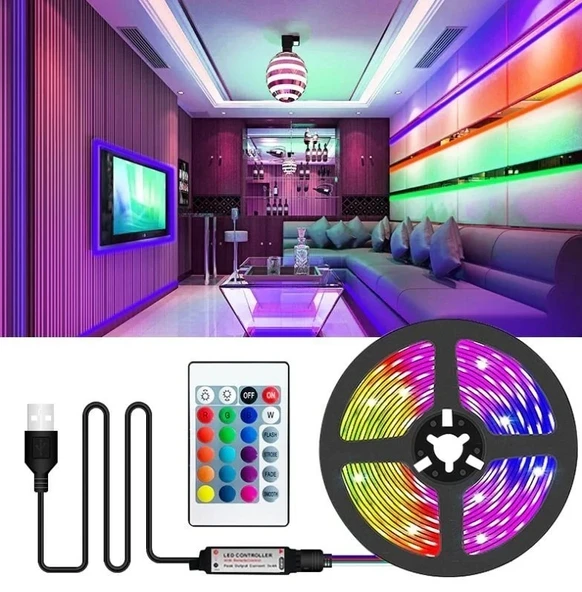 Cata Ct-4566 Rgb Şerit Led Set Usb Girişli - Resim 2