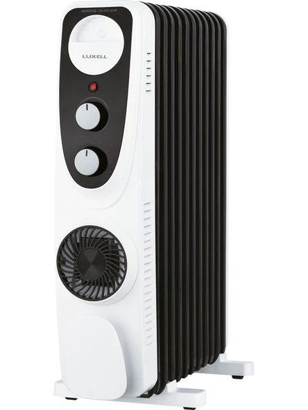 LUXELL  LUX11-FP-BW 11 Dilim 2700 Watt Turbo Fanlı Yağlı Radyatör ürün görseli 1