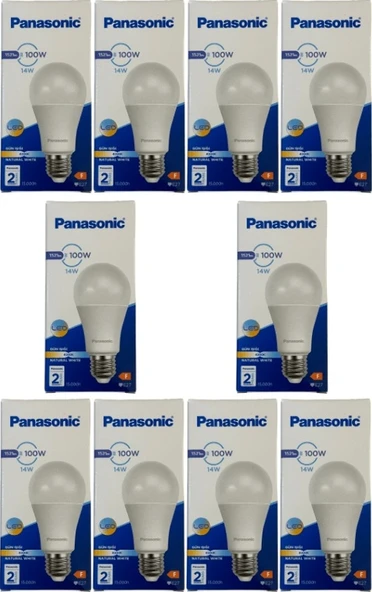 Panasonic 14w 100w 4000k Günışığı E27 Duylu Led Ampul 10 Adet ürün görseli 1