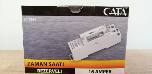 Zaman Saati Cata Ct-9184 16 Amper - Resim 2