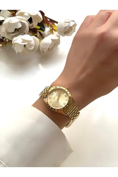 Ferrucci FERRUCCİ KADIN KOL SAATİ ( JÜBİLE KORDON )GOLD) ürün görseli 1