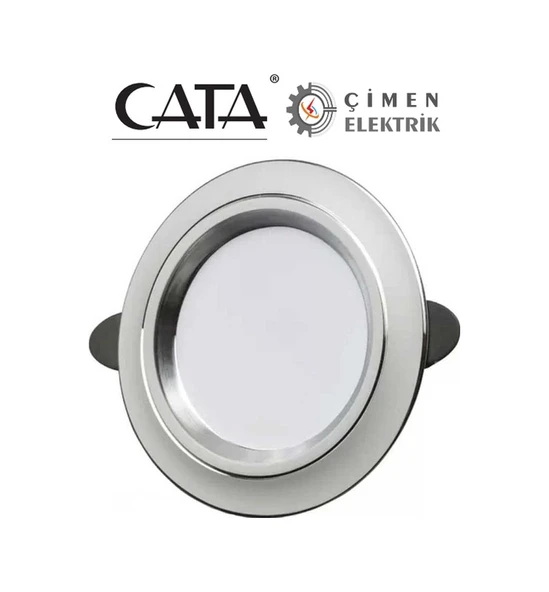 5 Adet Ct 5257 6w Zebra Led Spot Beyaz Krom 3 Renk ürün görseli 1