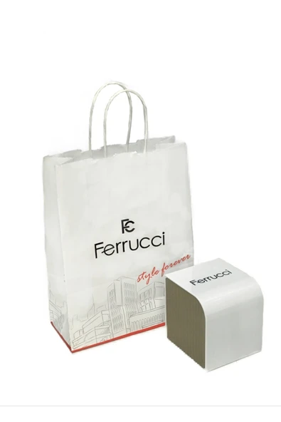 Ferrucci Taşlı Model Kadın Kol Saati - Resim 4