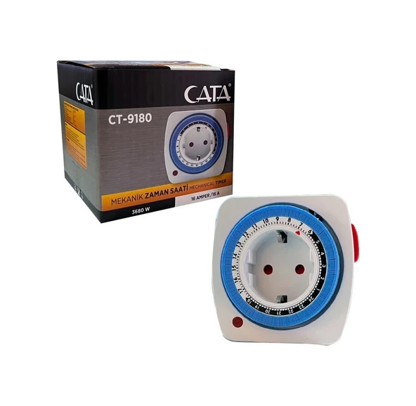Cata CT-9180 Prizli Mekanik Zaman Saati Ayarlanabilir 3500w ürün görseli 1