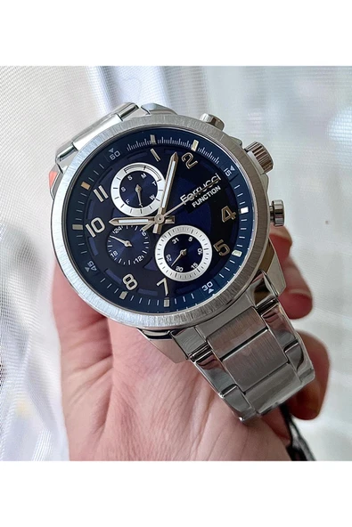 Ferrucci Fonksiyonları Aktif Çelik Kordon Trend Model Erkek Kol Saati ürün görseli 1