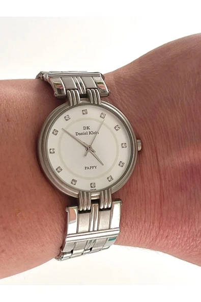 Daniel Klein Silver Renk Hafif Çelik Kordon Özel Seri 2 Yıl Garantili Unisex Kol Saati ürün görseli 1