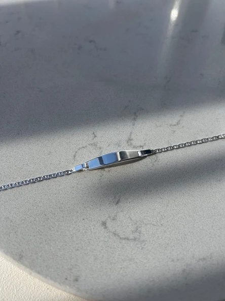 925 ayar gümüş çocuk bileklik 15 cm ürün görseli 1