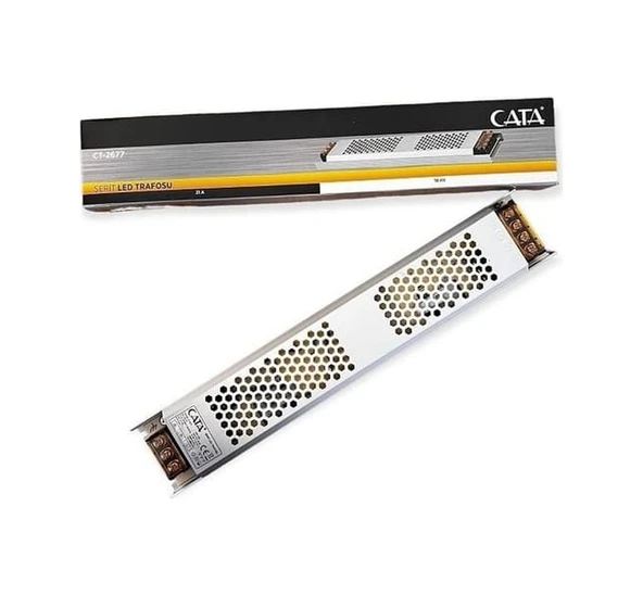 Cata 21 Amper Şerit Led Trafosu 252w Super Slim Fansız Ct-2677 ürün görseli 1