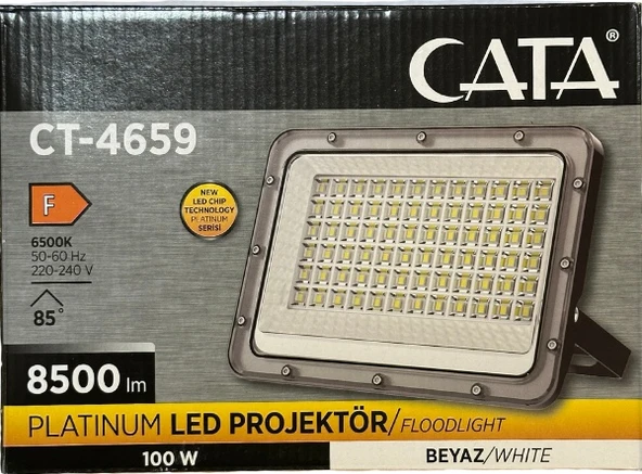Cata Ct-4659 100w 6500k Beyaz Işık Led Projektör ürün görseli 1