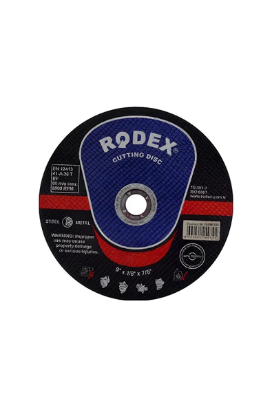 Rodex Kutayalp Yapı SRM230 Metal Kesici Taş 230 mm 3.0 mm Profesyonel Spiral Kesme Diski (5 ADET) ürün görseli 1