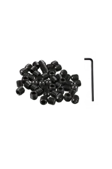 Kutayapı M6x6 mm Setskur Vida10'lu Kapı Kolu Vidası Alyan Hediyeli ürün görseli 1