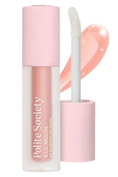 Polite Society B.I.G. Mouth Lip Plumping Oil Gloss Dudak Dolgunlaştırıcı Yağ Shimmer 5ML ürün görseli 1