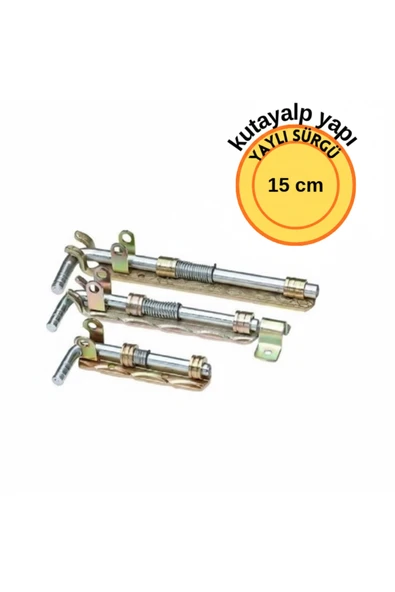 Kutayapı Kutayalp yapı Yaylı Ferforje Demir Kapı Sürgüsü 15 Cm (150 Mm) ürün görseli 1