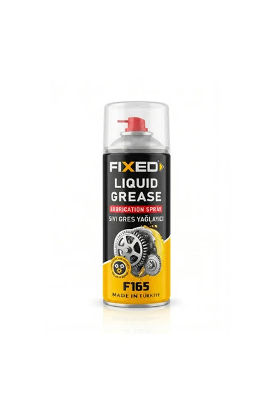SGS F165 Sıvı Gres Spreyi 400 ml - Oto Sanayi, Menteşe ve Rulman İçin Kalıcı Yağlayıcı ürün görseli 1
