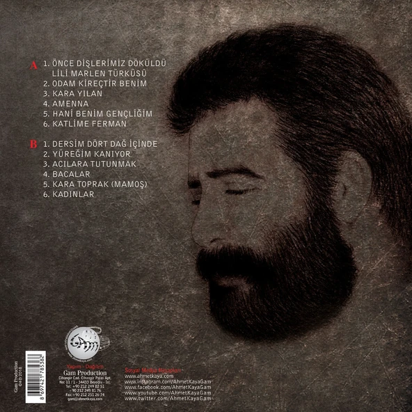 Ahmet Kaya - Resitaller 1 - Plak - Resim 2
