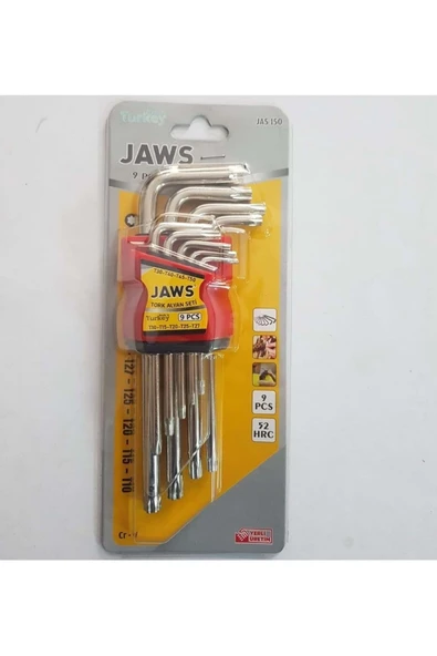 Eltos Jaws 9 Parça Uzun Torx Alyan Seti 150 mm ürün görseli 1