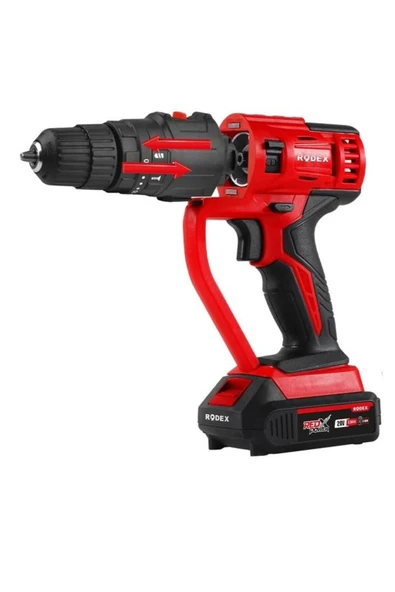 Rodex RPX2708F Şarjlı Akülü Matkap Çok Amaçlı 7 Değişebilir Başlıklı Matkap Vidalama 8 Parça ürün görseli 1