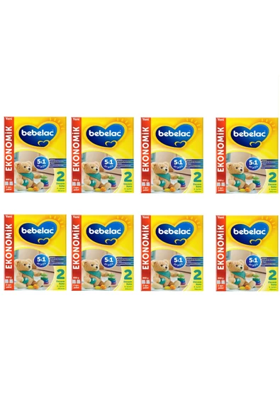 Bebelac 2 Numara Devam Sütü 800 Gr X 8 Adet ürün görseli 1