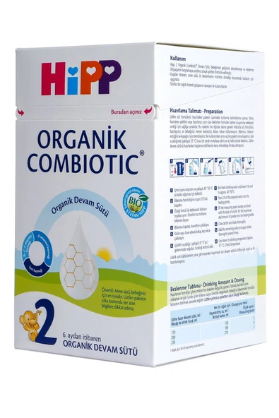 Hipp NO:2 COMBİOTİC DEVAM BEBEK SÜTÜ 800 GR 1 ADET - Resim 2