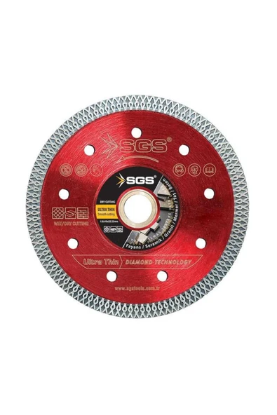 SGS TURBO ELMAS TESTERE / ULTRA İNCE / 125MM ürün görseli 1