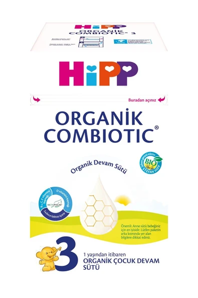 Hipp NO:3 COMBİOTİC DEVAM BEBEK SÜTÜ 800 GR 1 ADET ürün görseli 1