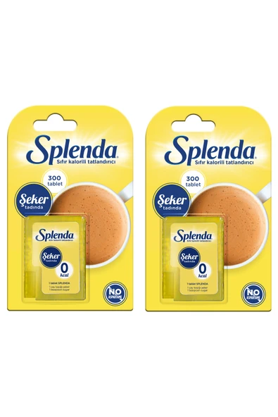 Splenda Tatlandırıcı 300 Tablet 2'li (600 Adet) ürün görseli 1
