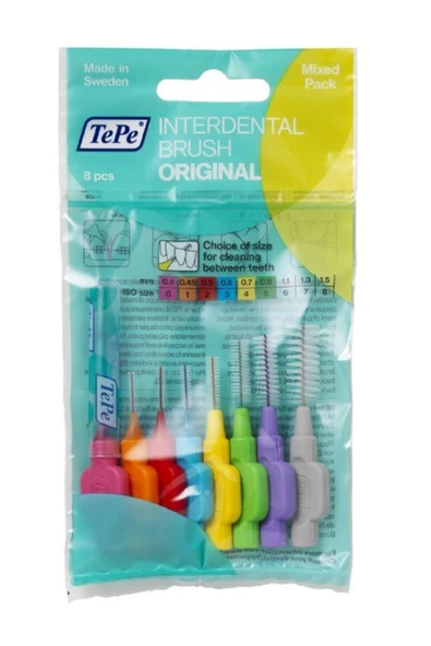 TePe Arayüz Fırçası Karışık Set 8'li ürün görseli 1