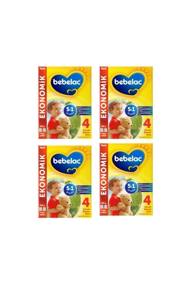 Bebelac 4 Numara Çocuk Devam Sütü 1 Yaşından Itibaren 800grx4 Adet ürün görseli 1
