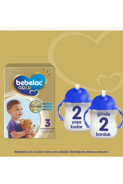 Bebelac Gold 3 Çocuk Devam Sütü 800 gr 3'lü Paket - Resim 4